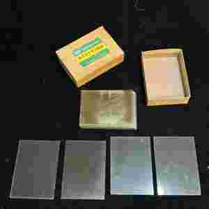 일제강점기 쇼와시대 인물용 고급 유리 건판 골동품 빈티지 수집품