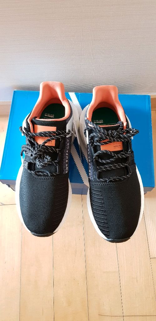 아디다스 EQT 93/17 부스트 블랙오렌지 새상품--2