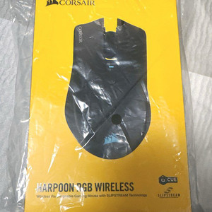 (미개봉 새제품) 정발 커세어 하푼 RGB 무선 게이밍 마우스