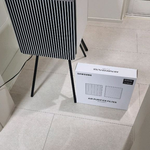 삼성 비스포크 무풍큐브에어 공기청정기 스탠드와 정품필터