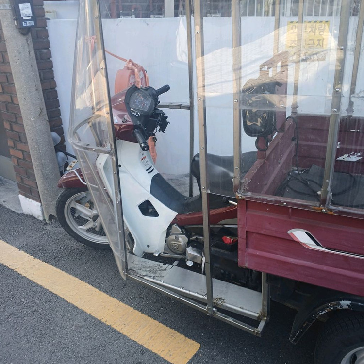 120cc 삼륜오토바이 오토봉고 카바포함(6,352km) 오토바이 A급--3