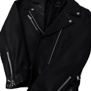 [XS] 룩캐스트 양가죽 램스킨 라이더자켓 이미지