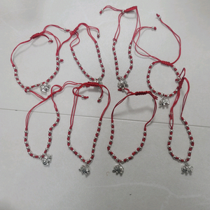 코끼리 매듭팔찌 8개