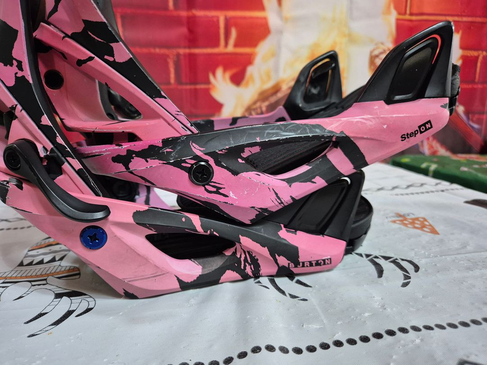 버튼 스텝온 바인딩 S사이즈 팝니다--5