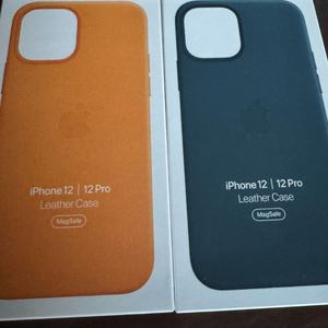 아이폰 12, 12프로 정품 가죽케이스 새제품 이미지
