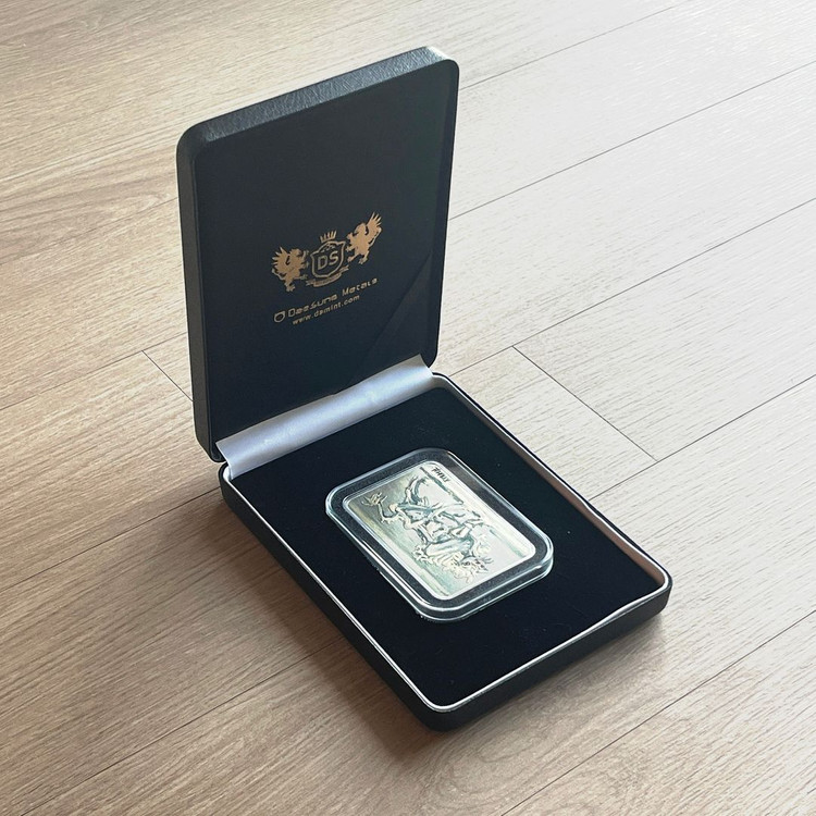 (한정판) 대성 100g 실버바(이중섭 흰소) 판매 또는 골드바 교환--3