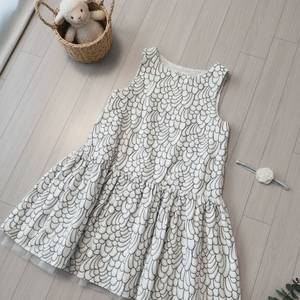 [정품] 마쥬(maje) 자수 레이어드 민소매 원피스 (2사이즈/55