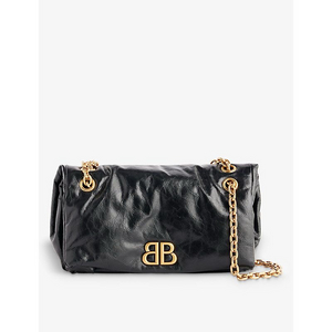 [5회이하착용] 발렌시아가 모나코 백 스몰S 블랙_더스트백,보증서 포함