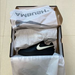 나이키 x 엠부쉬 에어포스1 로우 SP 블랙 270 새상품 이미지