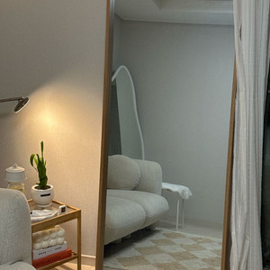 원목 프레임 전신거울