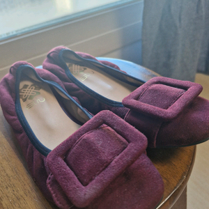 스티유 스웨이드 플랫슈즈