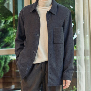 에디바우어105 차콜 남성 점퍼 자켓 저지 셔츠 새상품