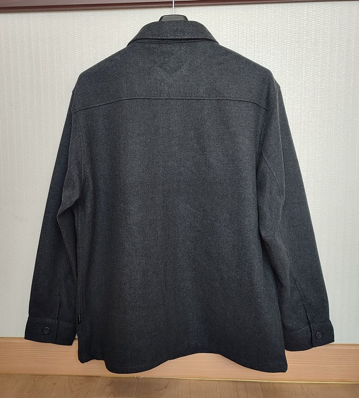 에디바우어105 차콜 남성 점퍼 자켓 저지 셔츠 새상품--3