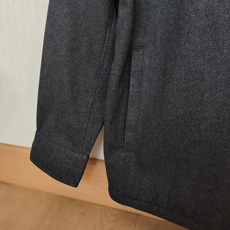 에디바우어105 차콜 남성 점퍼 자켓 저지 셔츠 새상품--7