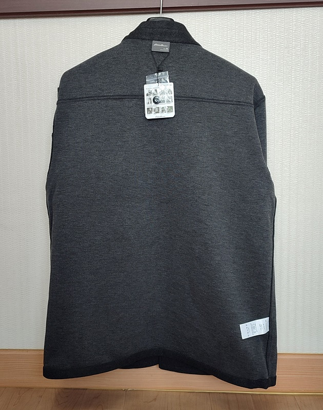 에디바우어105 차콜 남성 점퍼 자켓 저지 셔츠 새상품--5