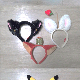 롯데월드 접이식 의자 및 머리띠(가격인하) 이미지