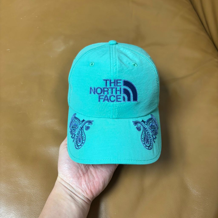 나나미카 노스페이스 퍼플라벨 6패널 볼캡 모자 반다나 페이즐리--1