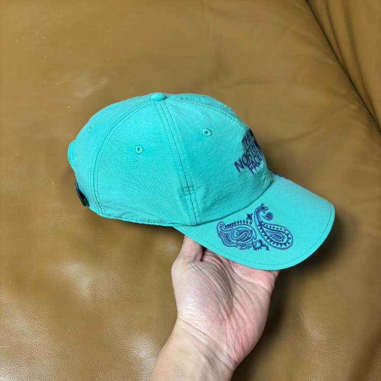 나나미카 노스페이스 퍼플라벨 6패널 볼캡 모자 반다나 페이즐리--2