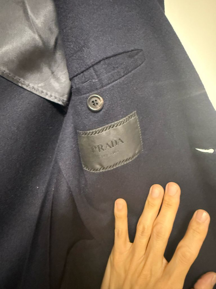 프라다 캐시미어100 코트 46--1