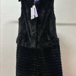 (새상품) 밍크조끼