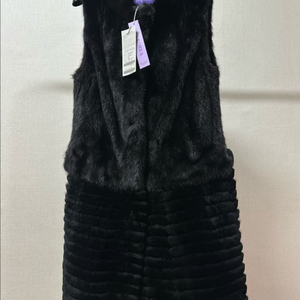 (새상품) 밍크조끼