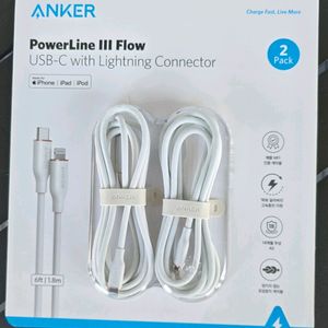 USB-C 라이트닝 케이블 2팩