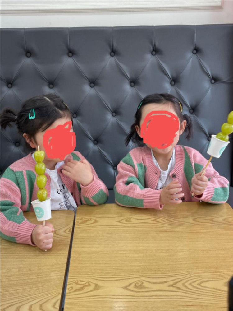 쌍둥이 가디건 110 5-6세--4