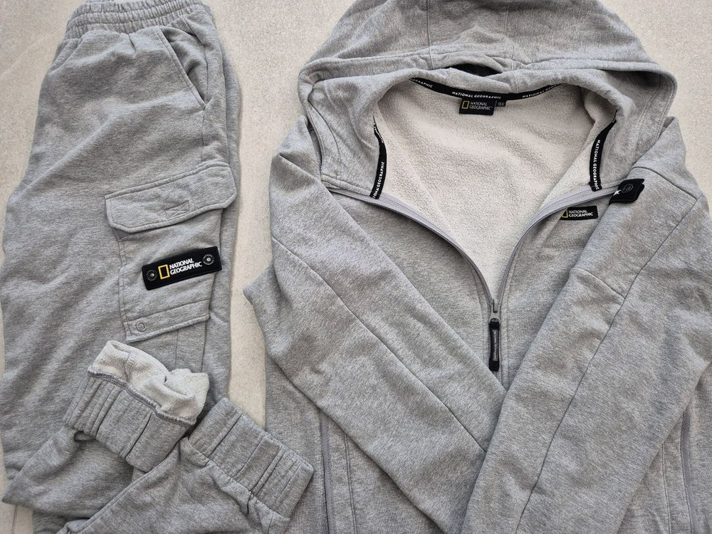 내셔널지오그래픽키즈 기모 트레이닝복 세트 이미지