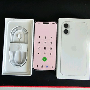 자급제 아이폰16플러스 화이트 128G 풀박스