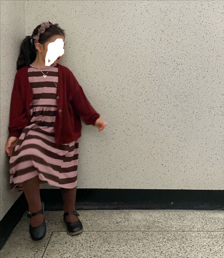 쌍둥이 가디건 미니봉봉M 5-6세--2