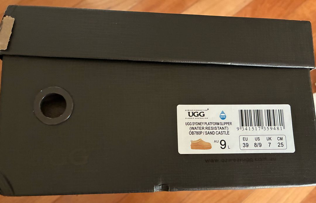 호주오즈웨어 어그 플랫폼 5cm (39사이즈) 어그부츠 슬리퍼 통굽 이미지