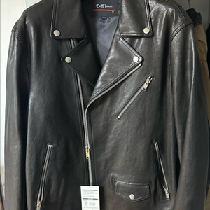 (택도 안뗀 새상품)도프제이슨 프리미엄 램스킨 베지터블 100 라이더 자켓 2XL