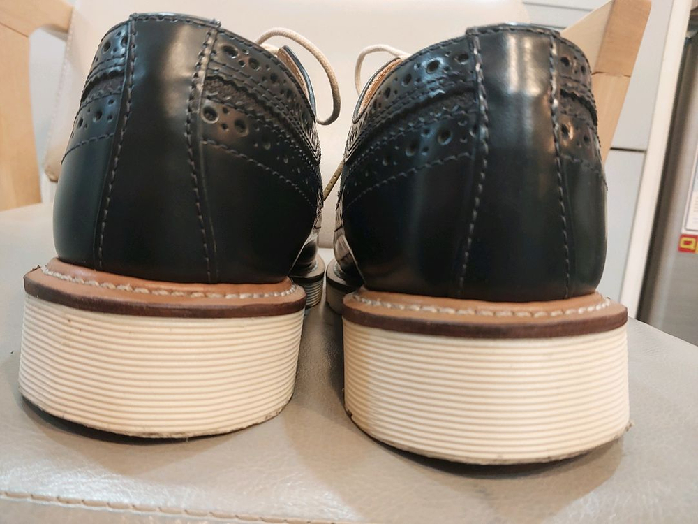 닥터마틴 알프레드 네이비 옥스포드 윙팁 더비 구두 250mm 남성--2