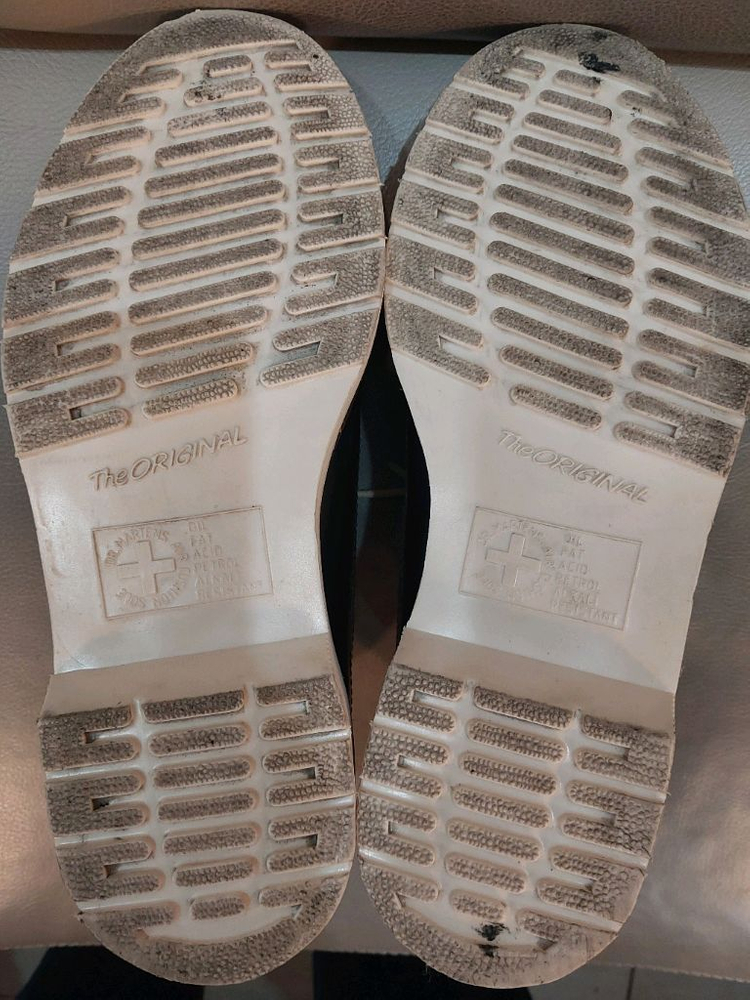 닥터마틴 알프레드 네이비 옥스포드 윙팁 더비 구두 250mm 남성--6