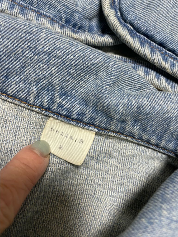 쌍둥이 벨라밤비나 청자켓 M 새상품급--1