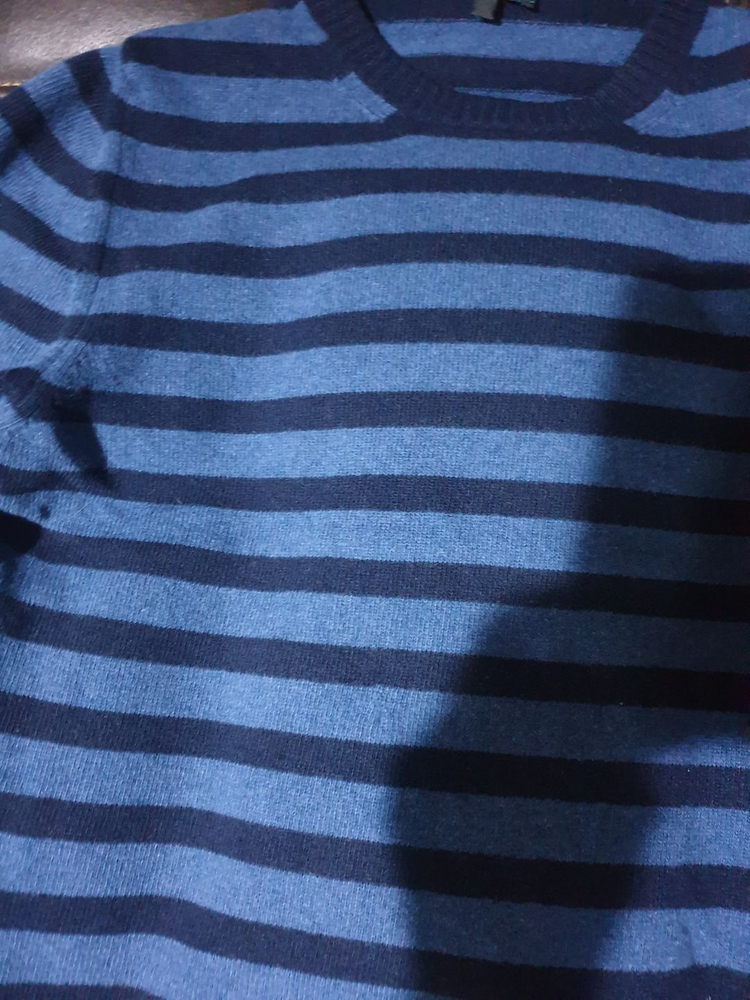 APC 아페쎄 검정블루 스트라이프 니트 3size(L) 이태리메이드(폴로 빈폴 헤지스)--3