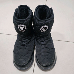 헤지스키즈 패딩부츠 블랙 200 상태좋음