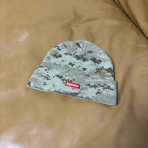 슈프림 비니 모자 디지털 카모 탄