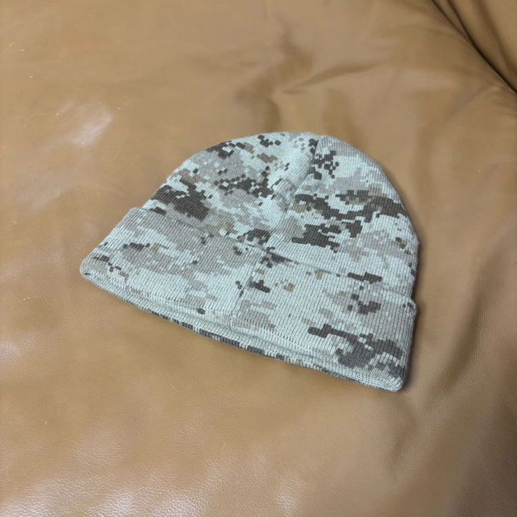 슈프림 비니 모자 디지털 카모 탄--1
