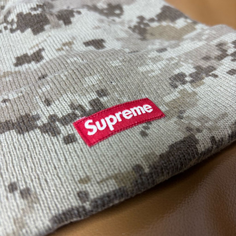 슈프림 비니 모자 디지털 카모 탄--2