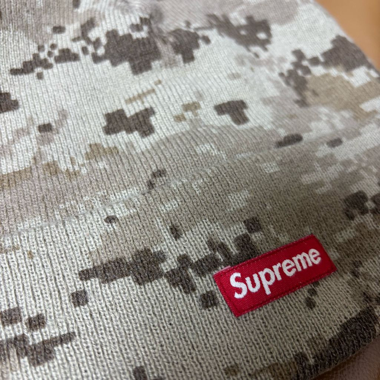 슈프림 비니 모자 디지털 카모 탄--3