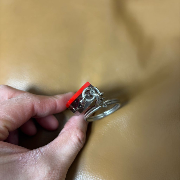 슈프림 키체인 키홀더 스켈레톤 레드 열쇠고리--5