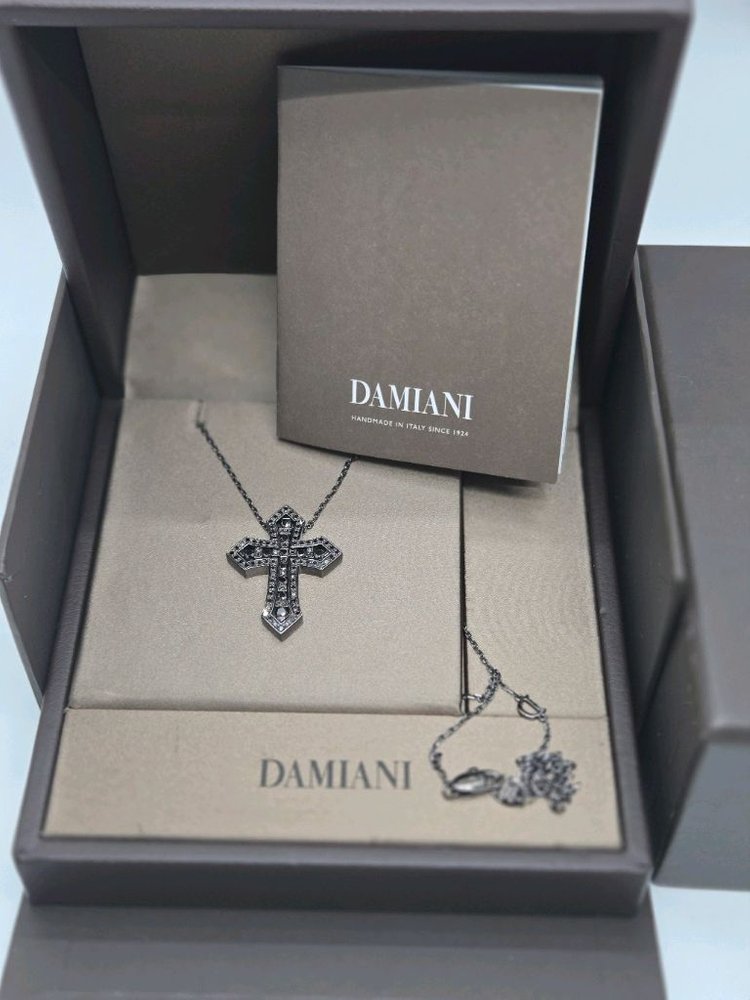 다미아니크라운목걸이 30개한정판18K올블랙 풀구성--1