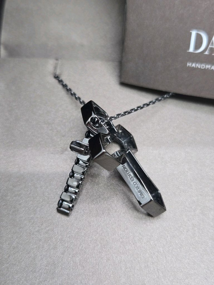 다미아니크라운목걸이 30개한정판18K올블랙 풀구성--4