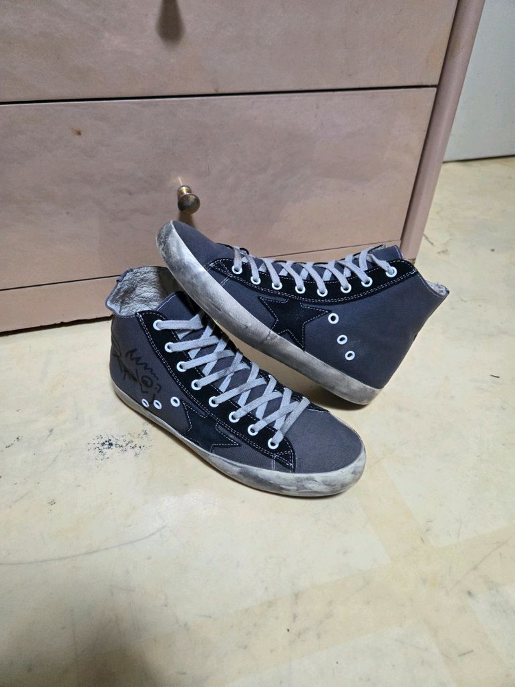 골든구스 정품 스니커즈 41사이즈 거의새제품--3