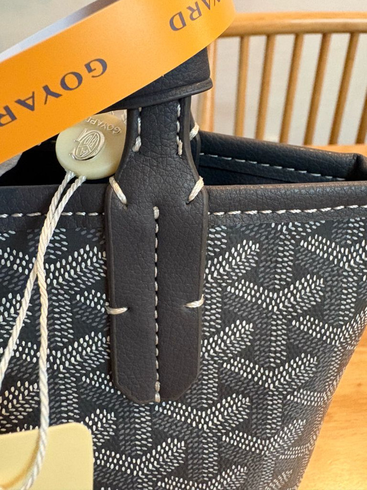 앙주 도트백 그레이 블랙 탄 그린--1