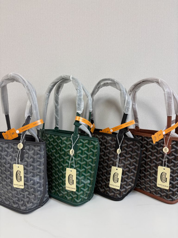 앙주 도트백 그레이 블랙 탄 그린--8