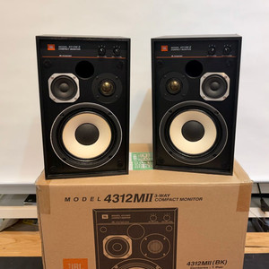 JBL 4312M II (BK) 컴팩트 모니터 북쉘브 스피커(풀박스)