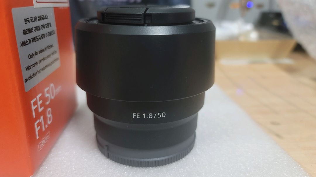 소니 미러리스용 단렌즈FE50F18 박스세트--1