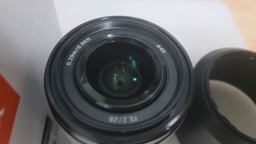 소니미러리스용 단렌즈 28F28박스세트--1